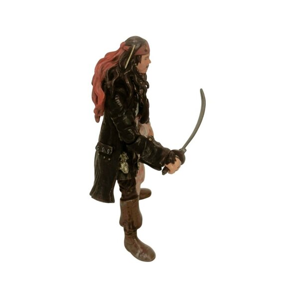 Johnny Depp Jack Sparrow Disney Action Figure Pirates of Caribbean 3.75” Zizzle - Picture 4 of 4